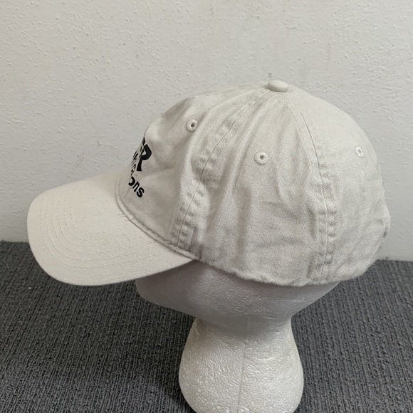 Greer Communications Baseball Hat Mens Adjustable Light Khaki Port & Company - Picture 6 of 13